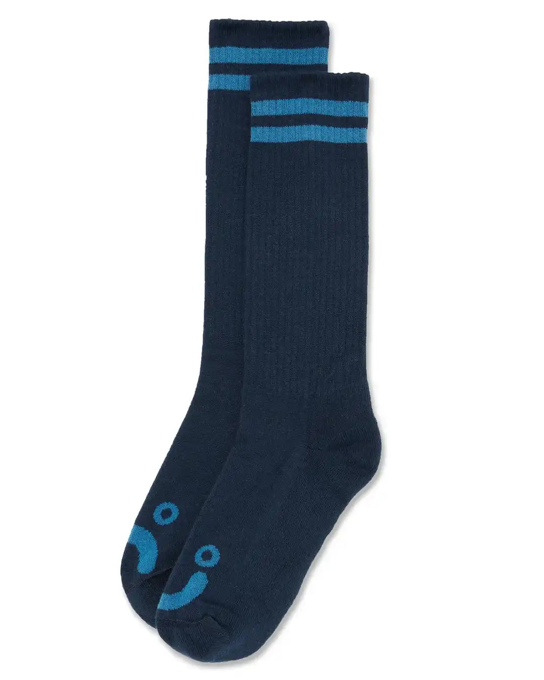 Chaussettes Happy Sad Long Rip - Dark Blue/Blue