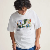 T-Shirt Skate Atiba Haze Curb Crw - White