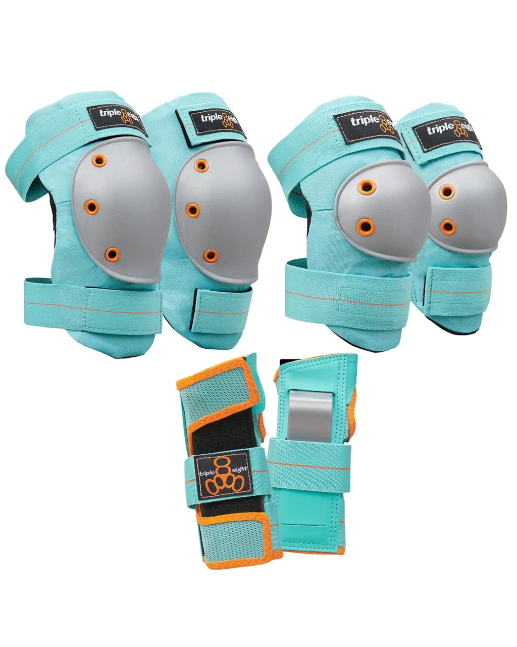 TRIPLE 8 Saver 3 Pack Jr Padset Protective Gear - Mint