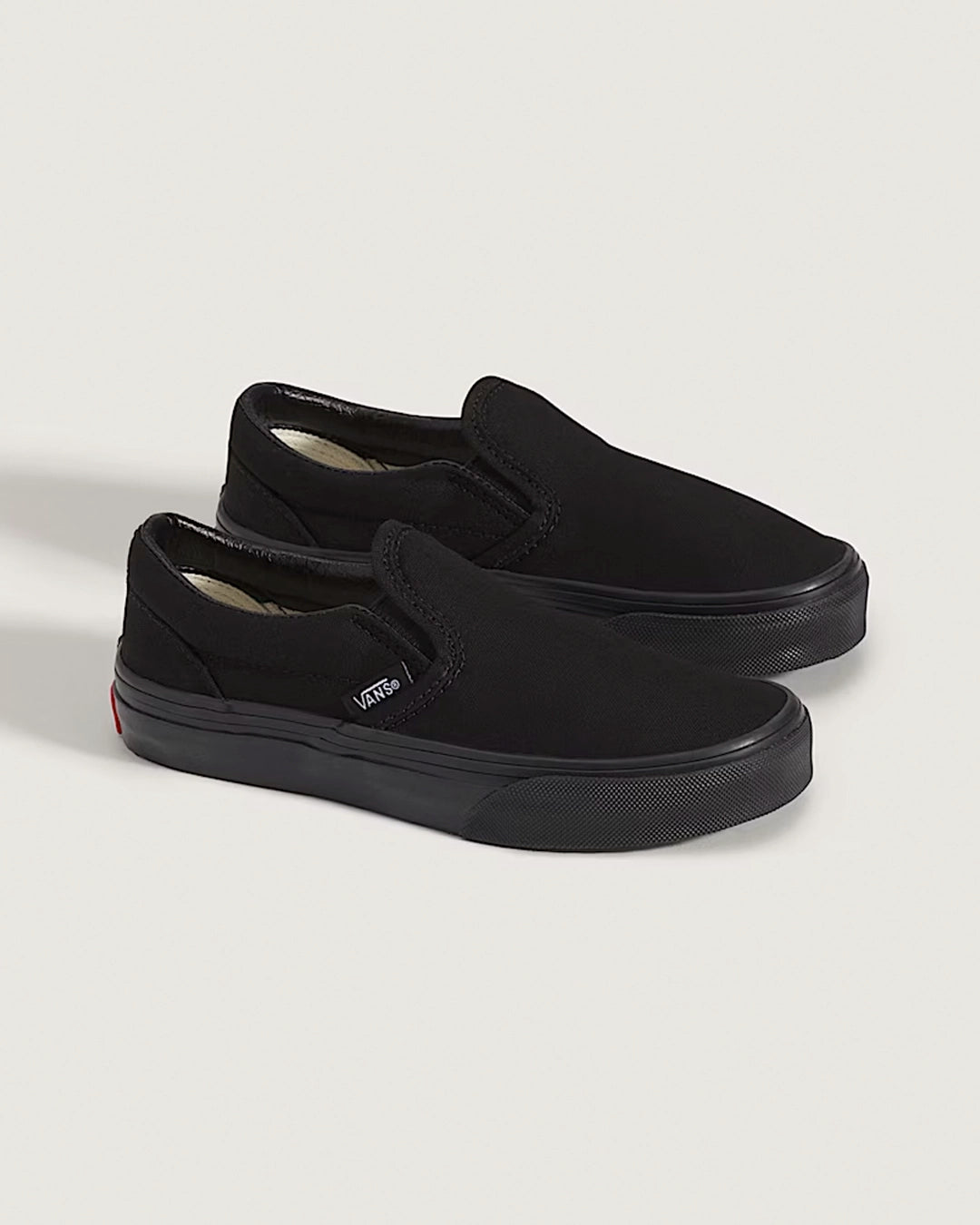 Kids Classic Slip-On Shoes - Black/Black