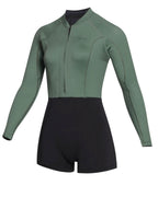 Lunar Longarm 2/2Mm Short Wetsuit - Dark Olive