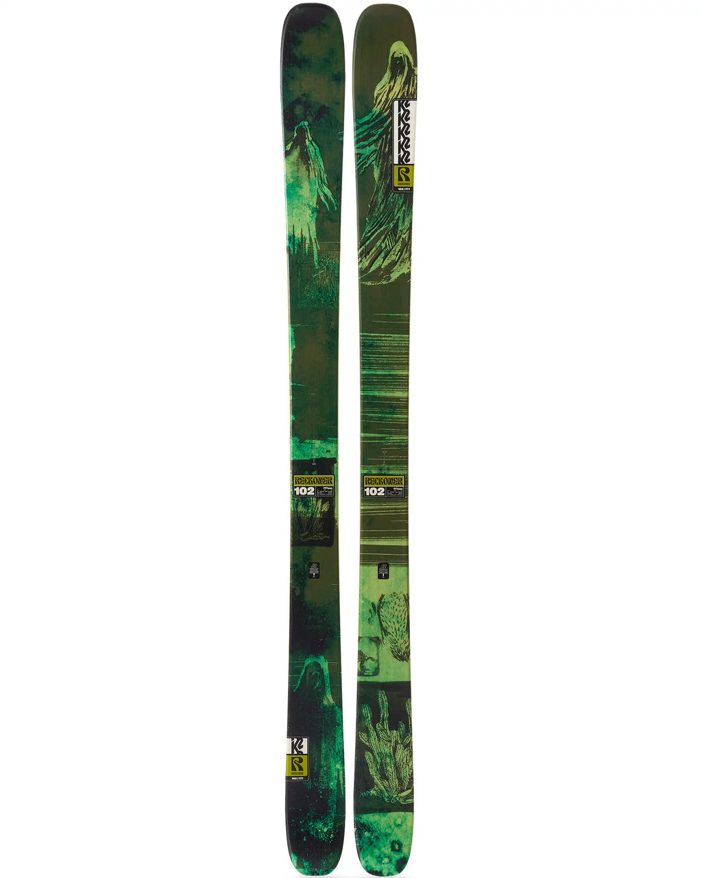 K2 Reckoner 102 Skis 2027 top