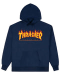 Flame Logo Hoodie - Navy