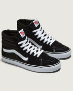 Sk8-Hi Shoes - Black/Black/White