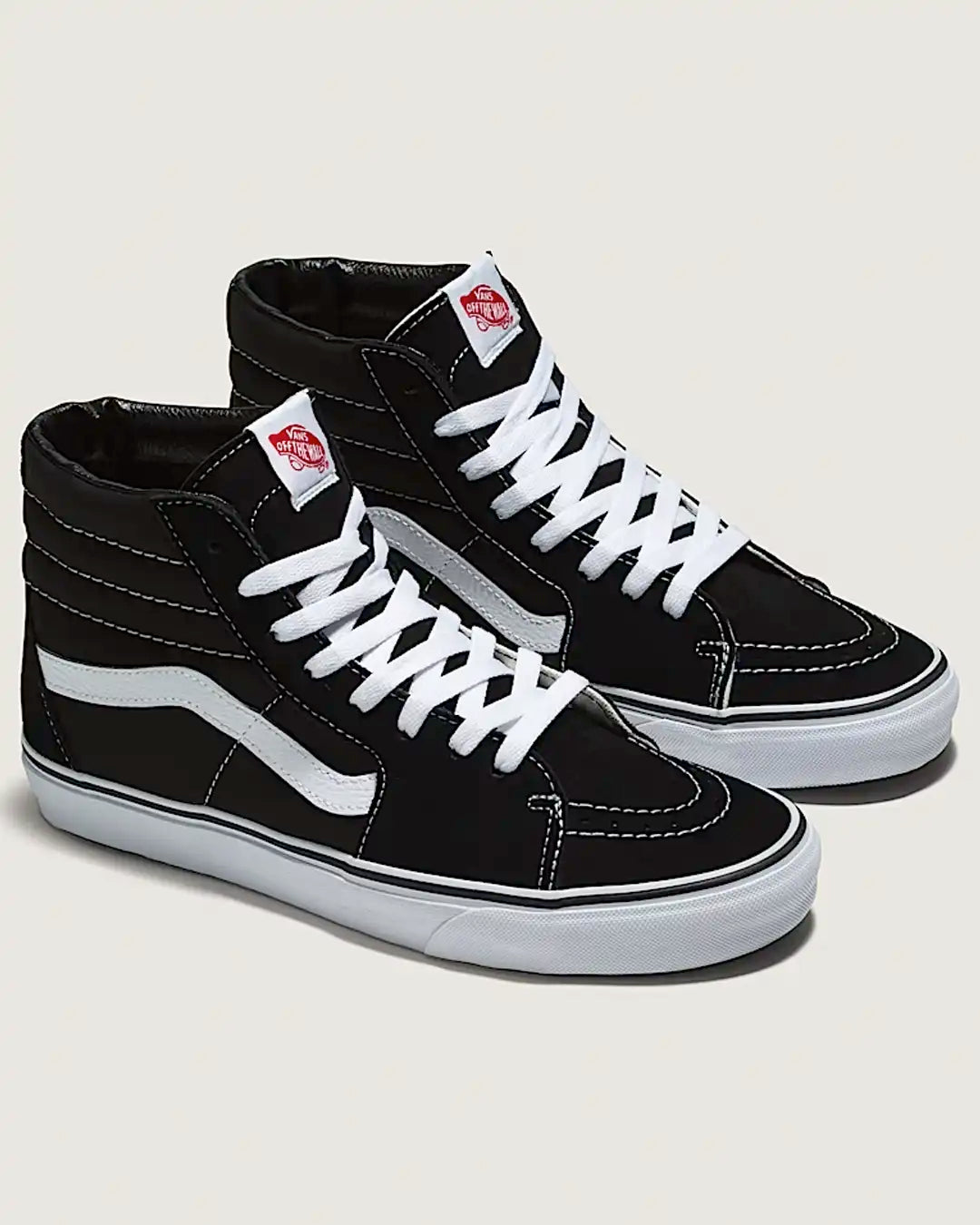 Sk8-Hi Shoes - Black/Black/White