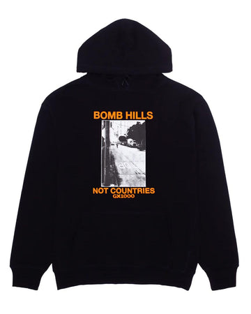Bomb Hills Not Countries Hoodie - Black