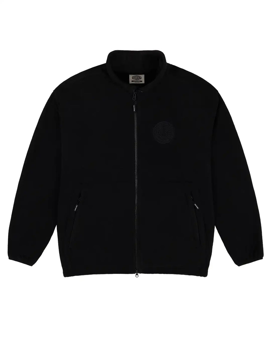 Cotton Ouaté Tech Fleece Zip Up - Black