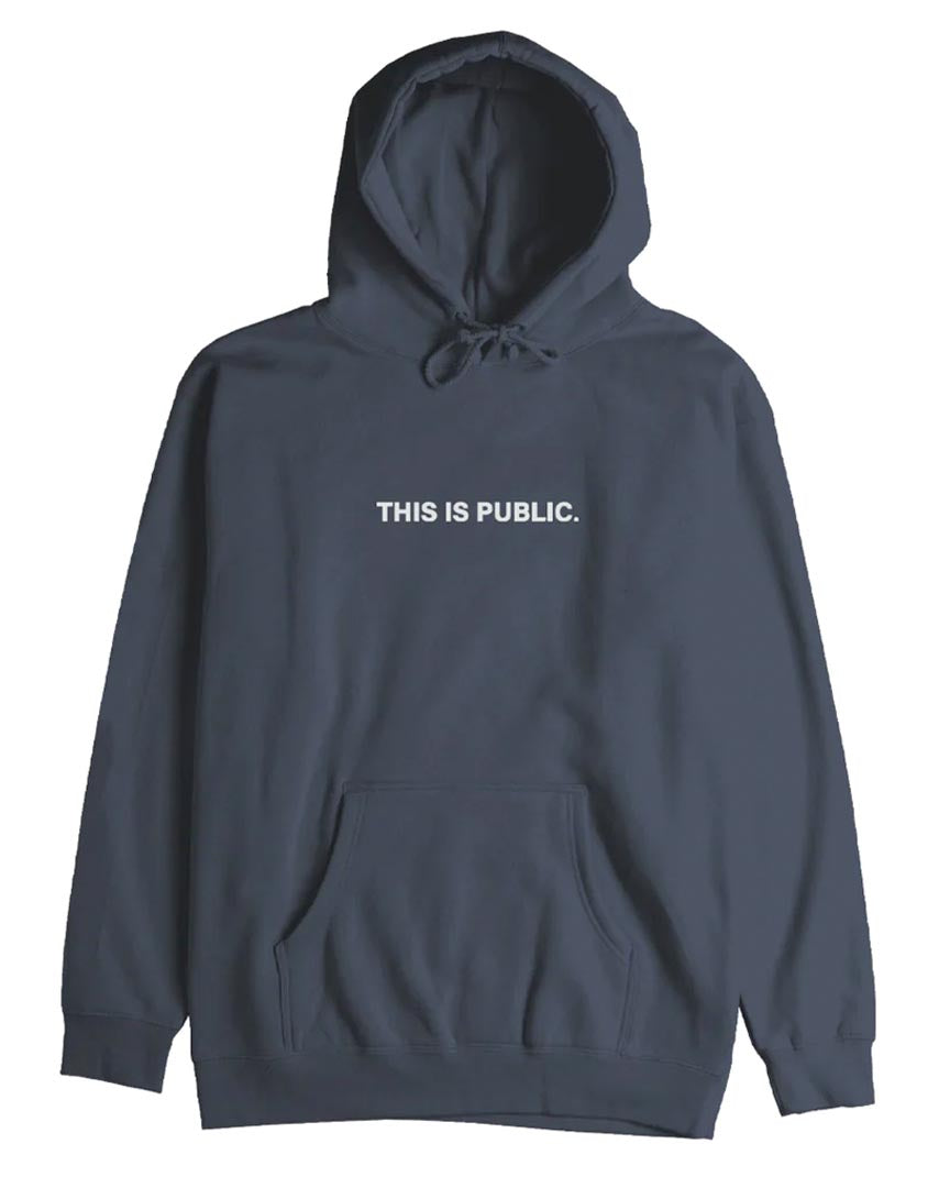 This Is Public Hoodie - Navy