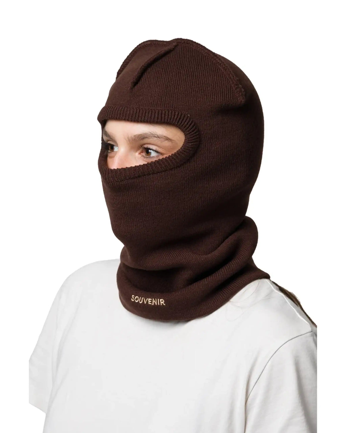 Balaclava Tuque Printed Burgular Mask - Chocolate par SOUVENIR – vue 2