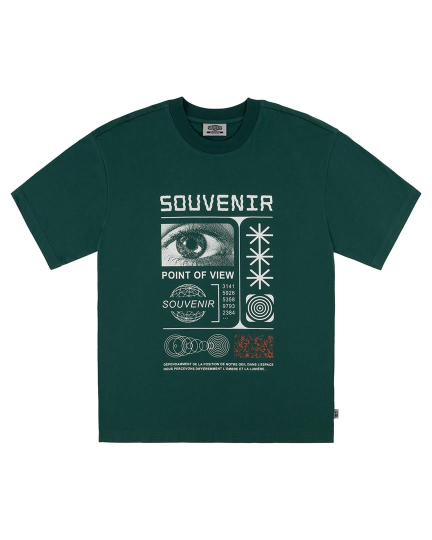 T-shirt Point Of View - Scout Green