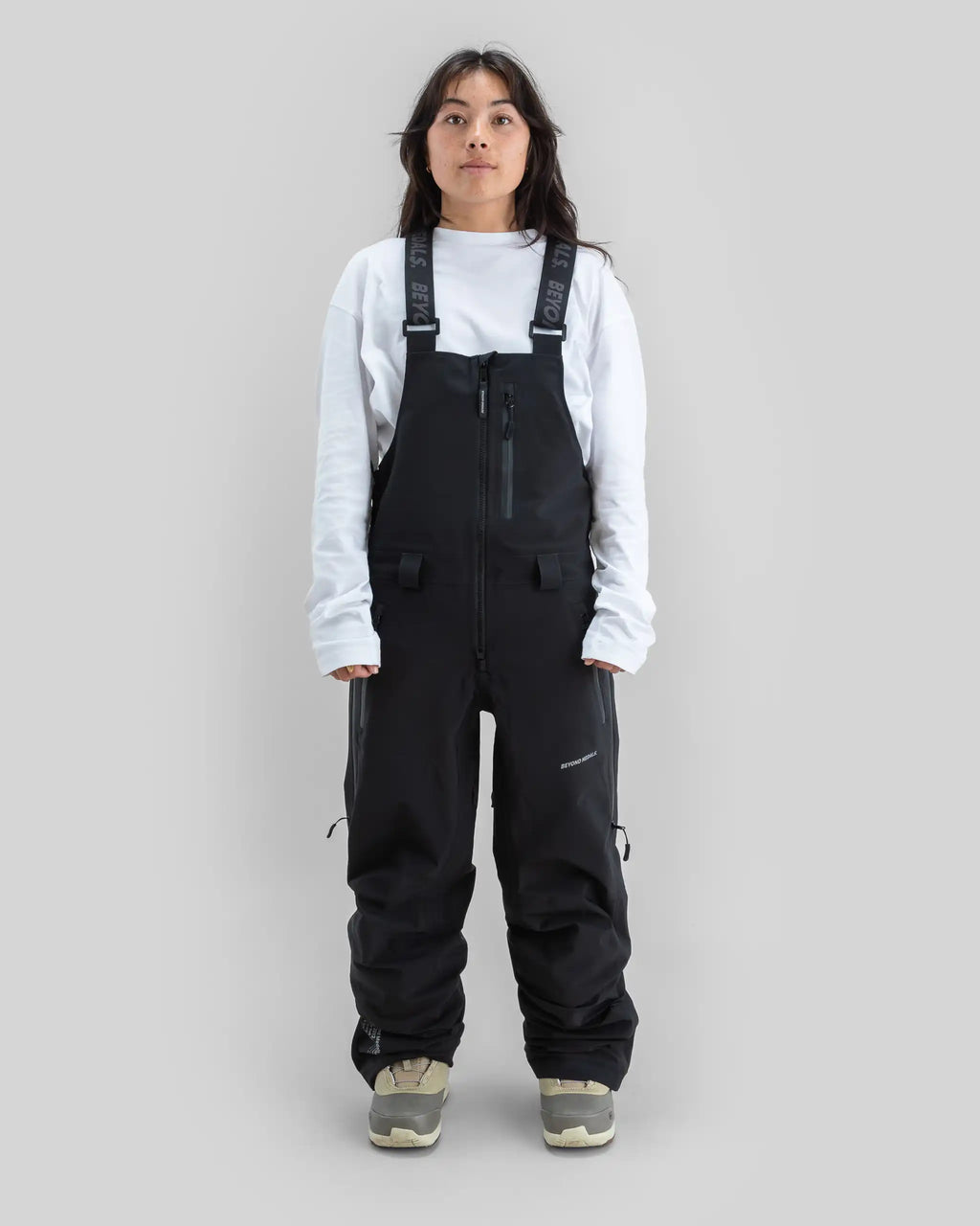 BEYOND MEDALS Tech Bib 2.0 3L Snow Bib - Black – view 3