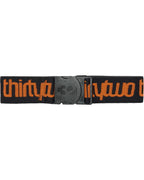 THIRTY TWO 32 Cut-Out Belt Belt - Black/Orange
