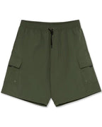 Short Utility Swim Shorts - Dark Olive