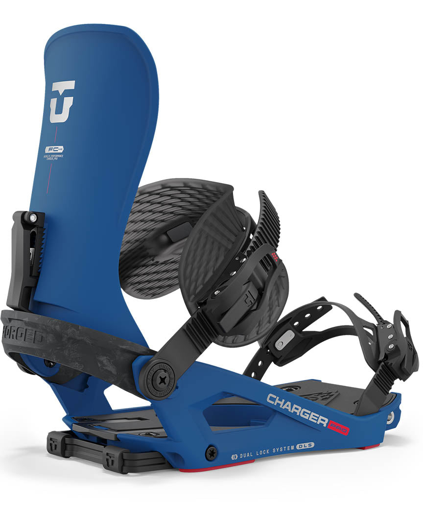 Fixation de snowboard Charger Pro - Blue 2024