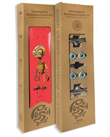 Bee Zombie Incomplete Skateboard 7.75
