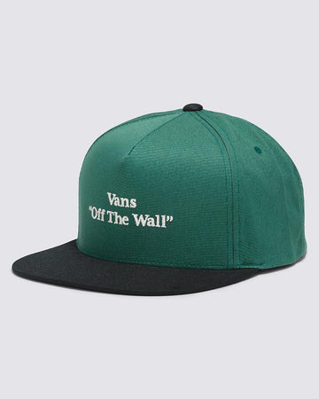 Quoted Snapback Hat - Bistro Green