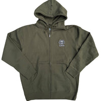 Hoodie Spikeball Logo Zip - Olive