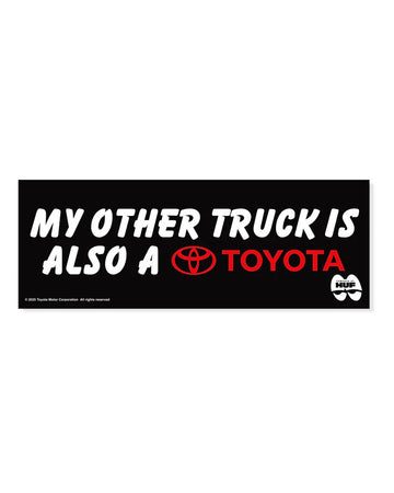 X Toyota Trd Bumber Sticker - Black