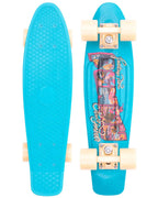 Postcard Coastal Blue 22" Complete Cruiser Skateboard