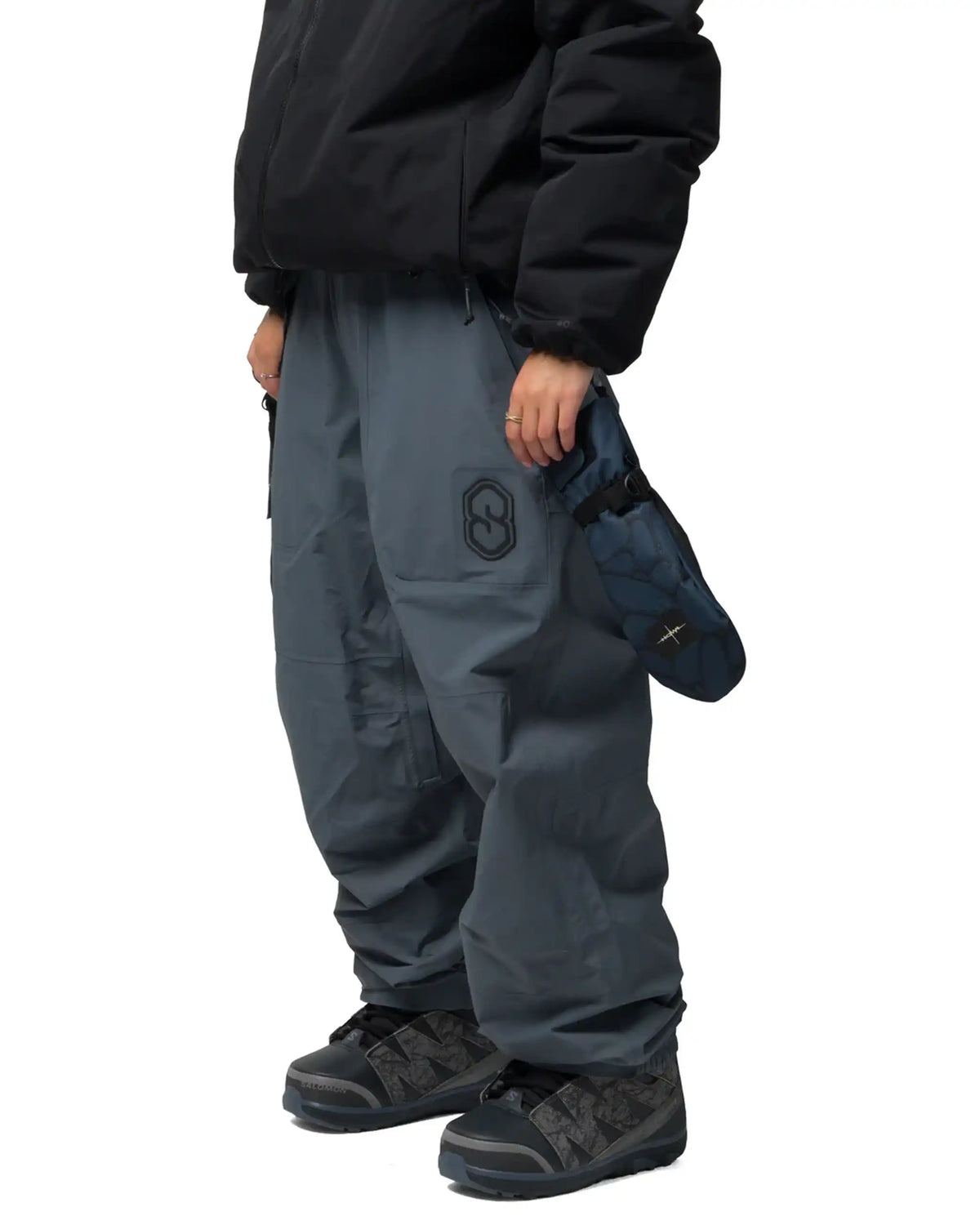 Pantalon de neige Pantalon Neige 3 Ply Ripstop Pant - Wolf Grey par SOUVENIR – vue 2