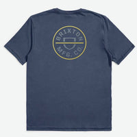 Crest Ii S/S Standard T-Shirt- Washed Navy/Chinois Green/Acacia