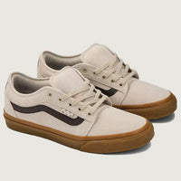 Skate Chukka Low Sidestripe Shoes - Taupe Mist