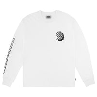 Check Your Head Long Sleeve T-Shirt - White