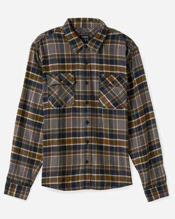 Bowery L/S Flannel Shirt - Black/Dessert Palm/Beige
