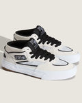 Souliers Skate Half Cab Wafflecup - White/Black