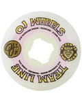 Roues De Skateboard Team Line Original White Hardline 99A - Purple/Yellow