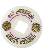 Roues De Skateboard Team Line Original White Hardline 99A - Purple/Yellow