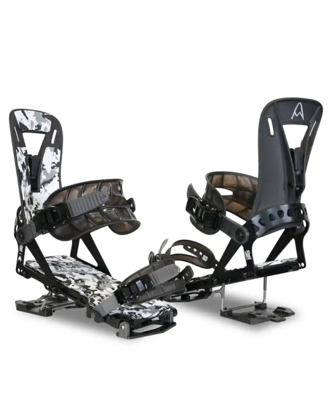 Nr Pro Snowboard Bindings - White Camo 2027