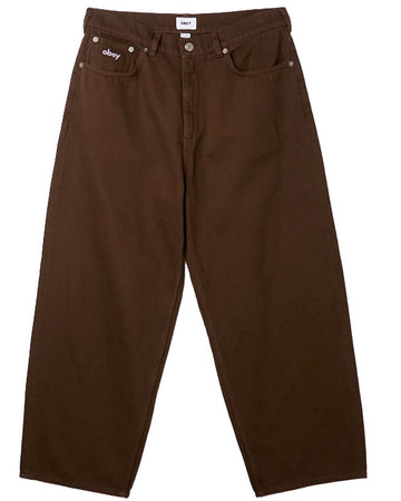 Bigwig Baggy  Denim Jeans - Java Brown