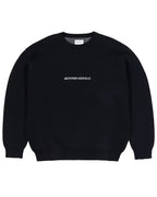 Jacquard Knit Sweatshirt - Black