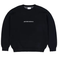 Cotton Ouaté Jacquard Knit - Black
