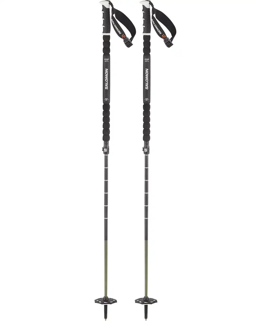 Pôles De Ski Steep Prime Vario S3 - Black/White