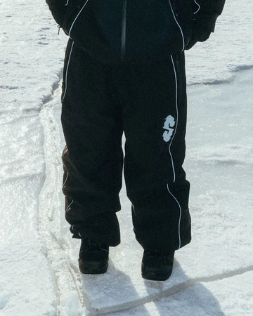 Insulated Track Snow Pants - Black