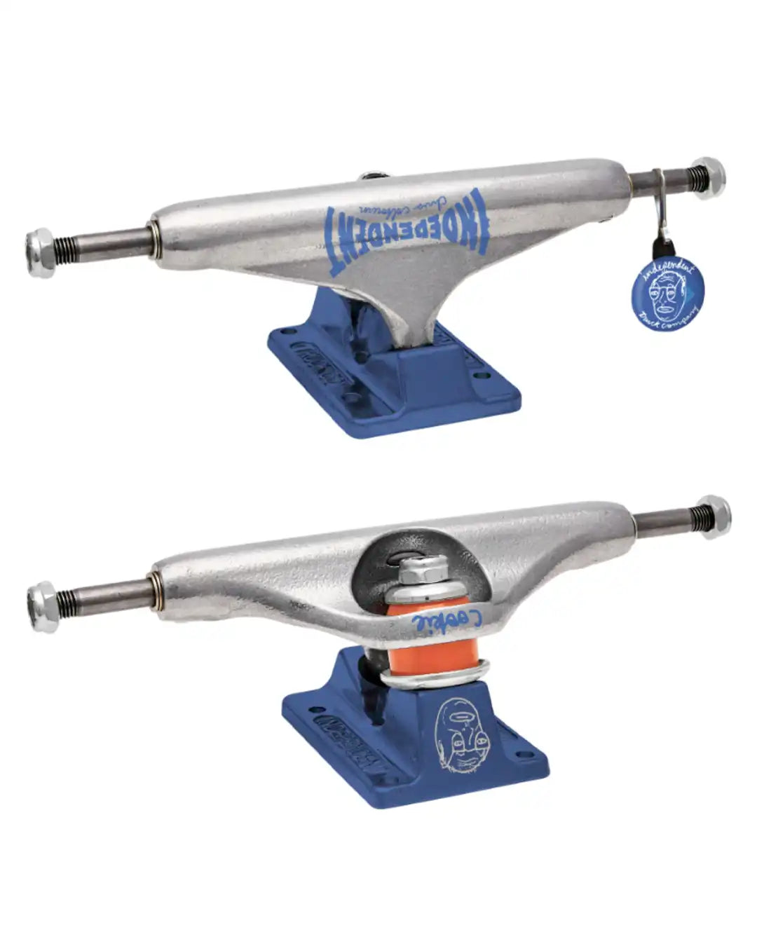 INDEPENDENT Stage11 Pro Chris Colbourn Faces Skateboard Trucks - Silver/Blue