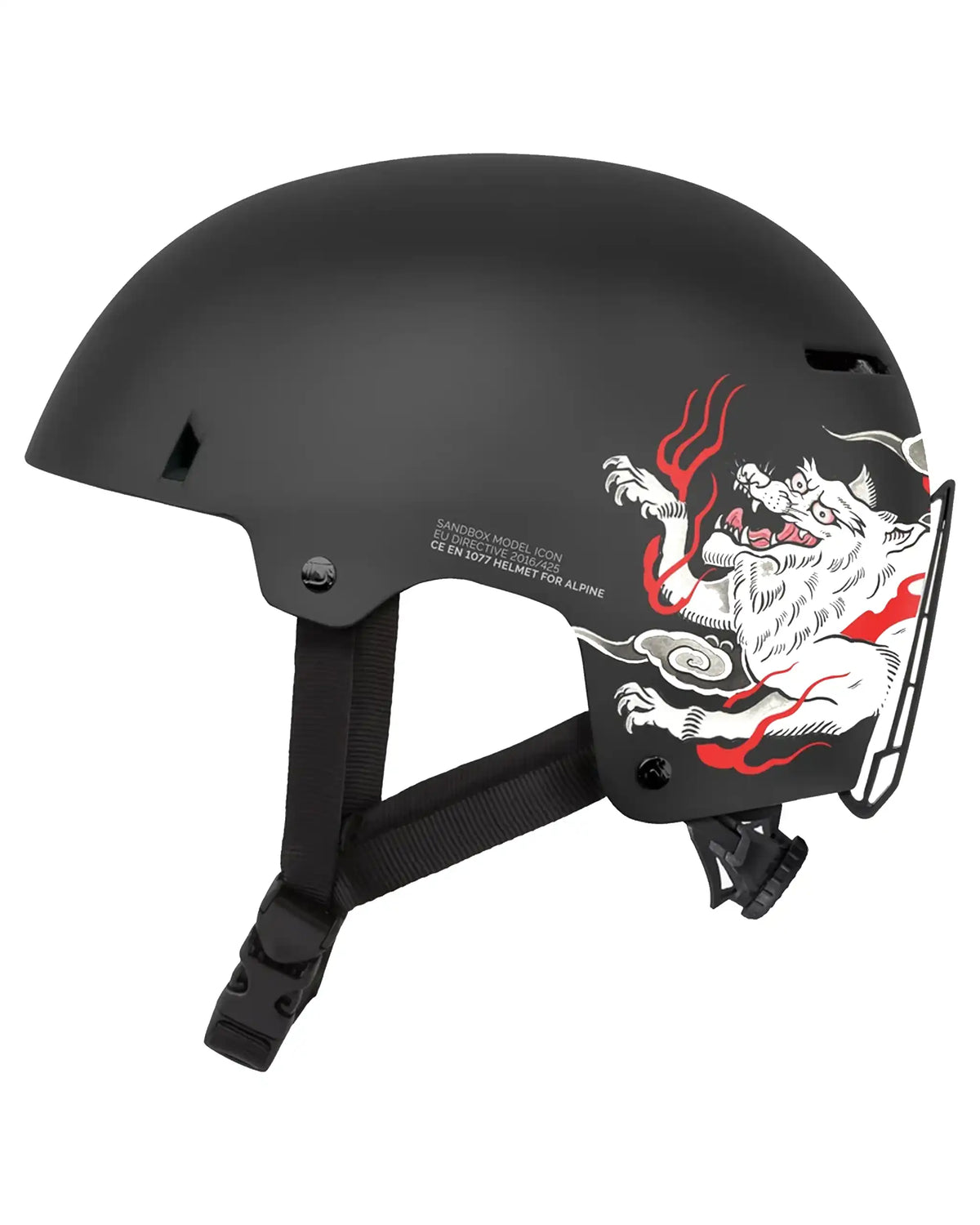 SANDBOX Icon Brain Bucket Mips Winter Helmet - Yuto Myamura Wolf