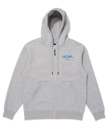 Hoodie Dwr Zip Up - Heather Grey