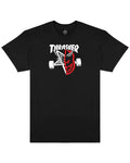 X Spitfire Thrash & Burn T-Shirt - Black