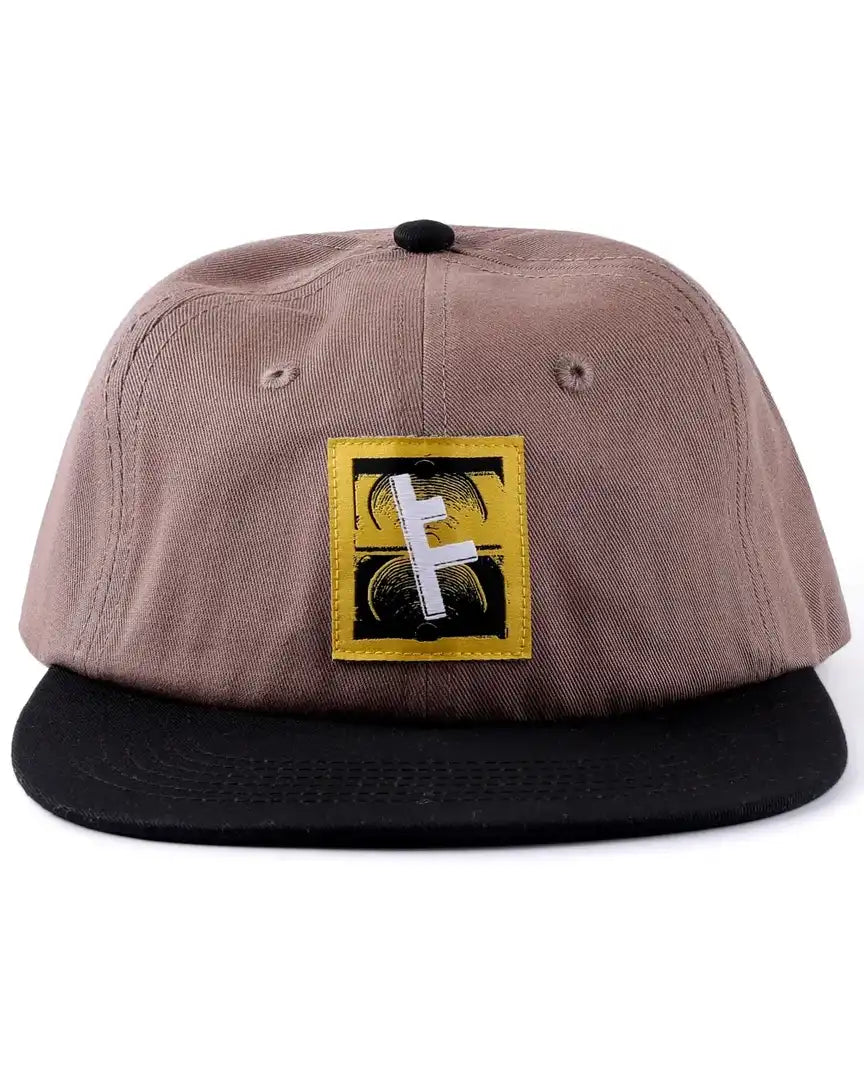 Slant F Hat - Brown