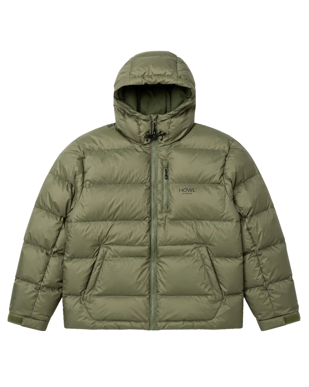 HOWL Puffy Winter Jacket - Army