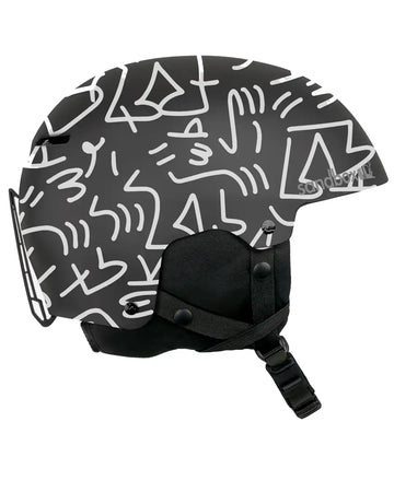 Icon Snow Lucas Beaufort Winter Helmet - Black