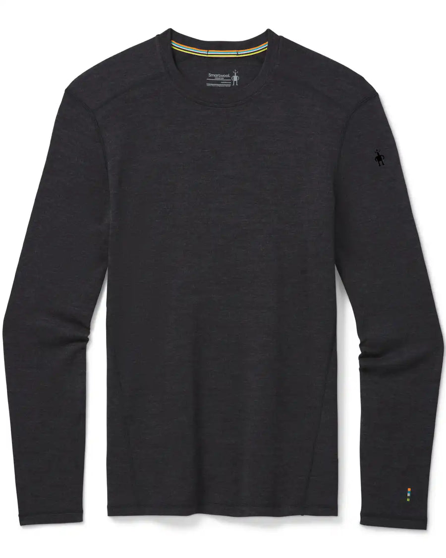 Men's Classic Thermal Merino Base Layer Crew Boxed - Charcoal Heather