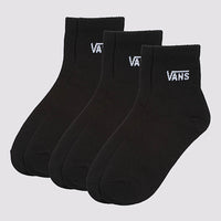 Classic Half Crew (3 Pack) Socks - Black