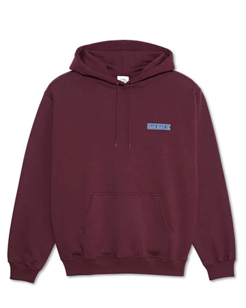 Stretch Logo Hoodie - Dark Wine