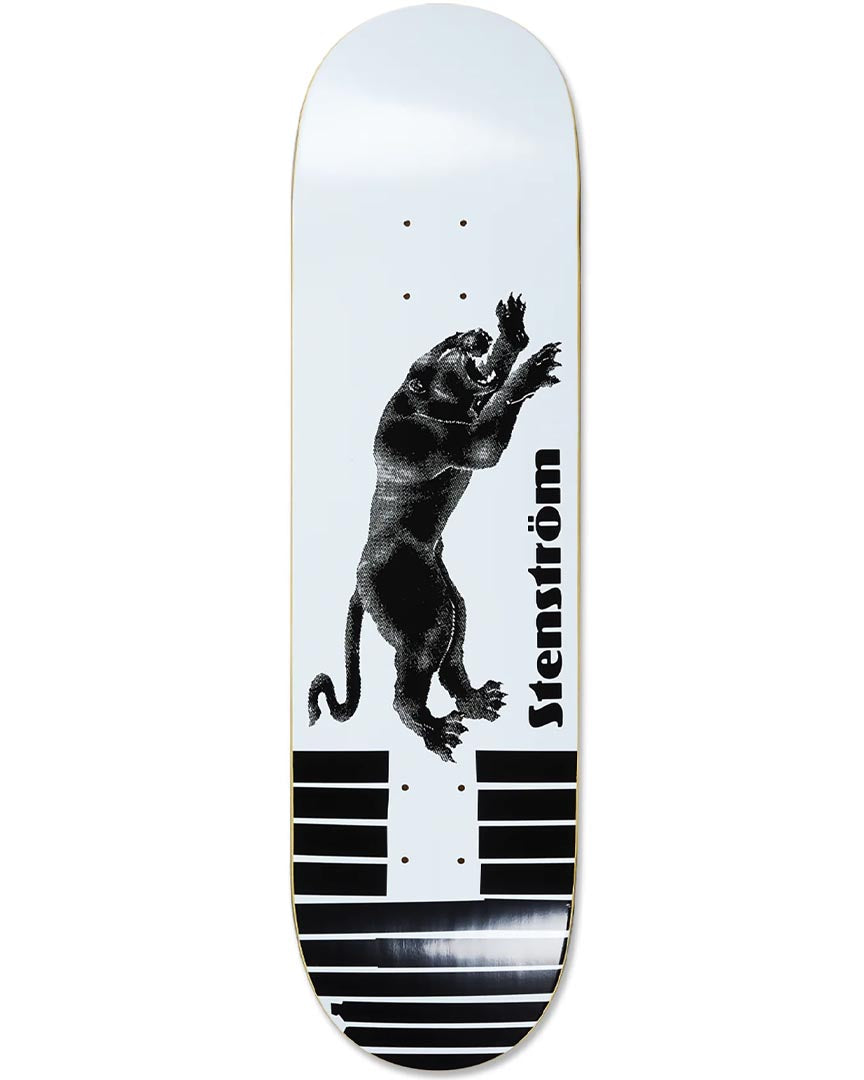 David Stenström Tape And Panther Skateboard Deck - White
