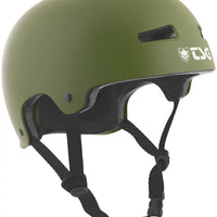 Casque Evolution Youth Solid Color - Satin Olive