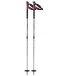 Pôles De Ski Steep Pro Vario S3 - Black/Red/Pansy